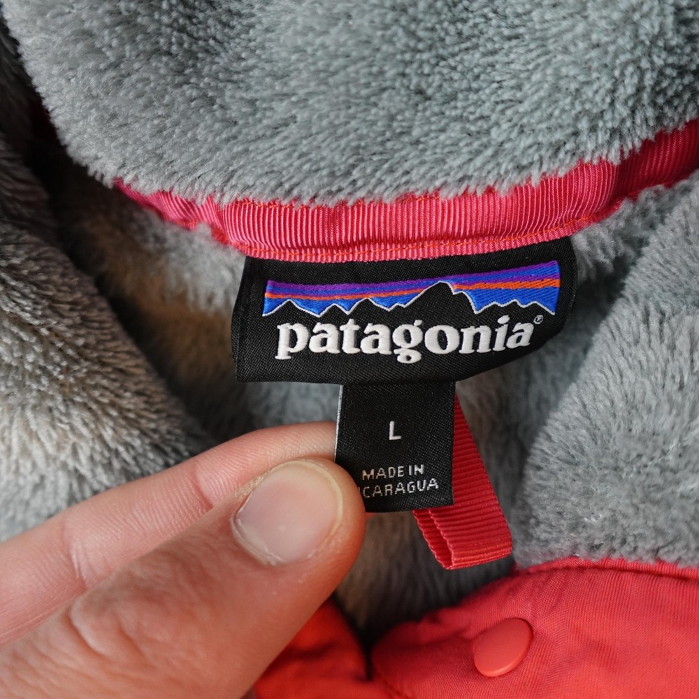 Patagonia Re Tool Snap-T Fleece Jacket Womens Large Gray Pullover Polartec 25442 - Picture 3 of 9